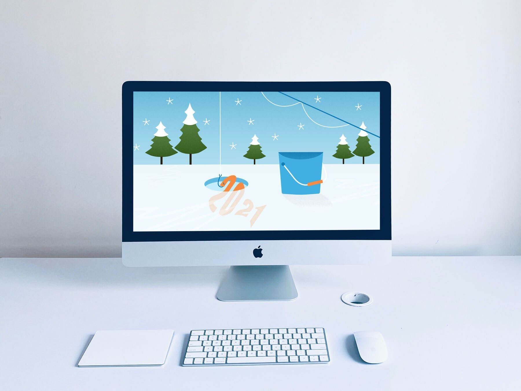 Reeling in the New Year Backgrounds