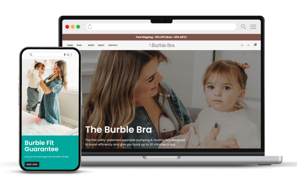 Burble Bra Shopify